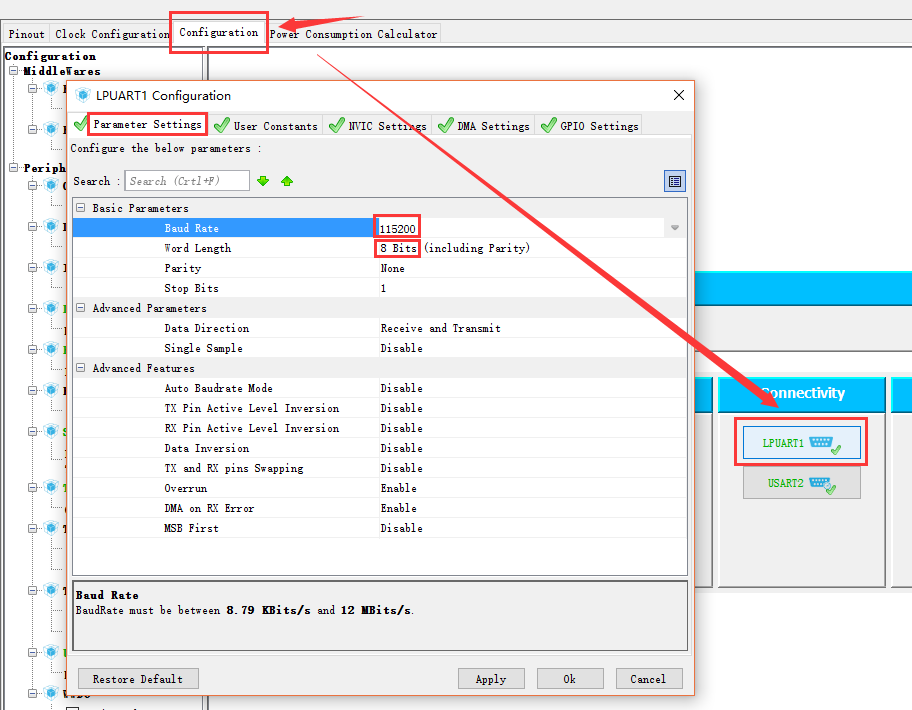 Porting tutorial using STM32CubeMX