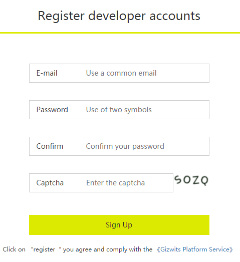 Gizwits Cloud access for standalone MCU scheme