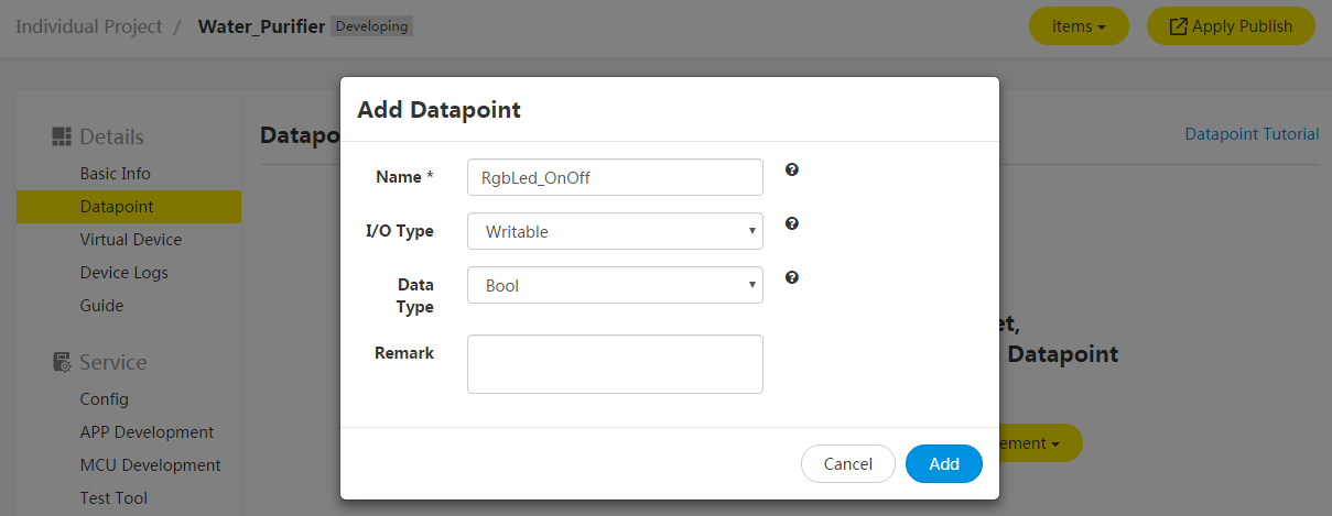 Gizwits Cloud access for standalone MCU scheme