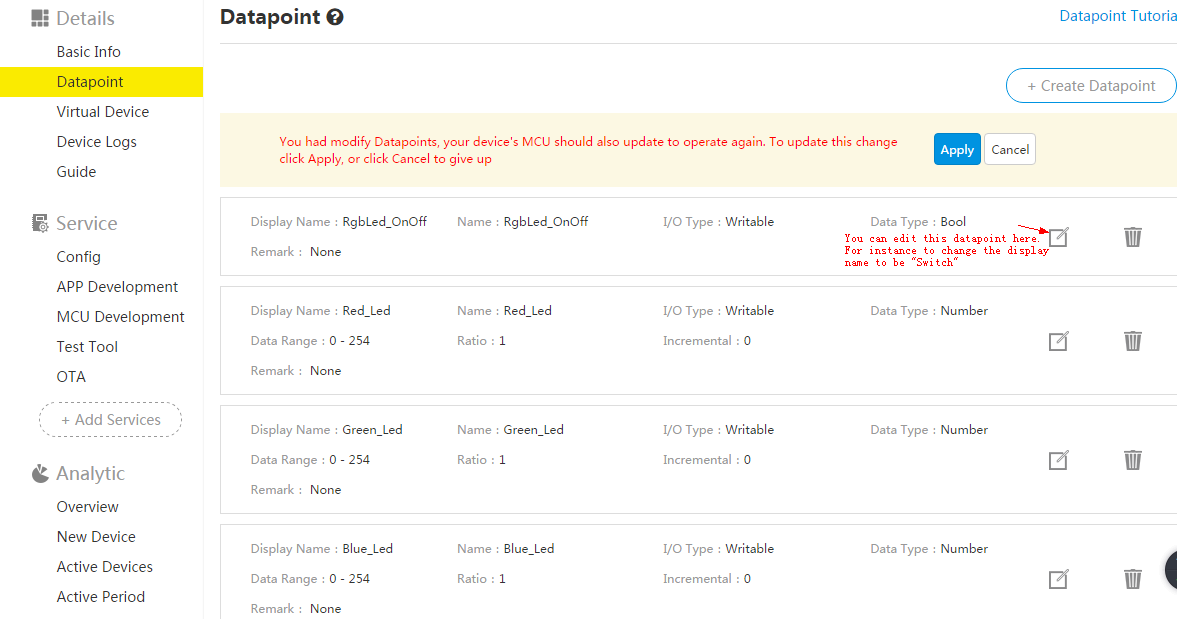 Gizwits Cloud access for standalone MCU scheme