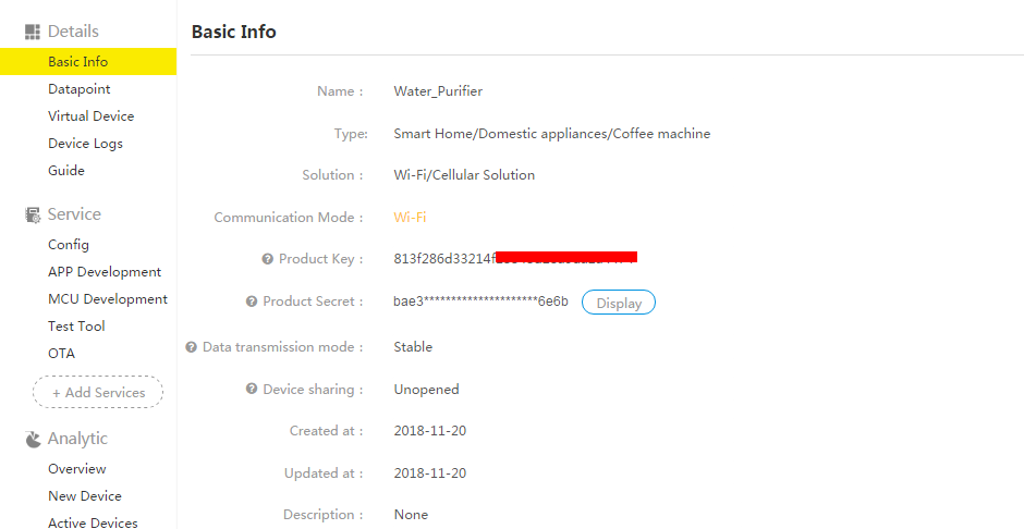 Gizwits Cloud access for standalone MCU scheme