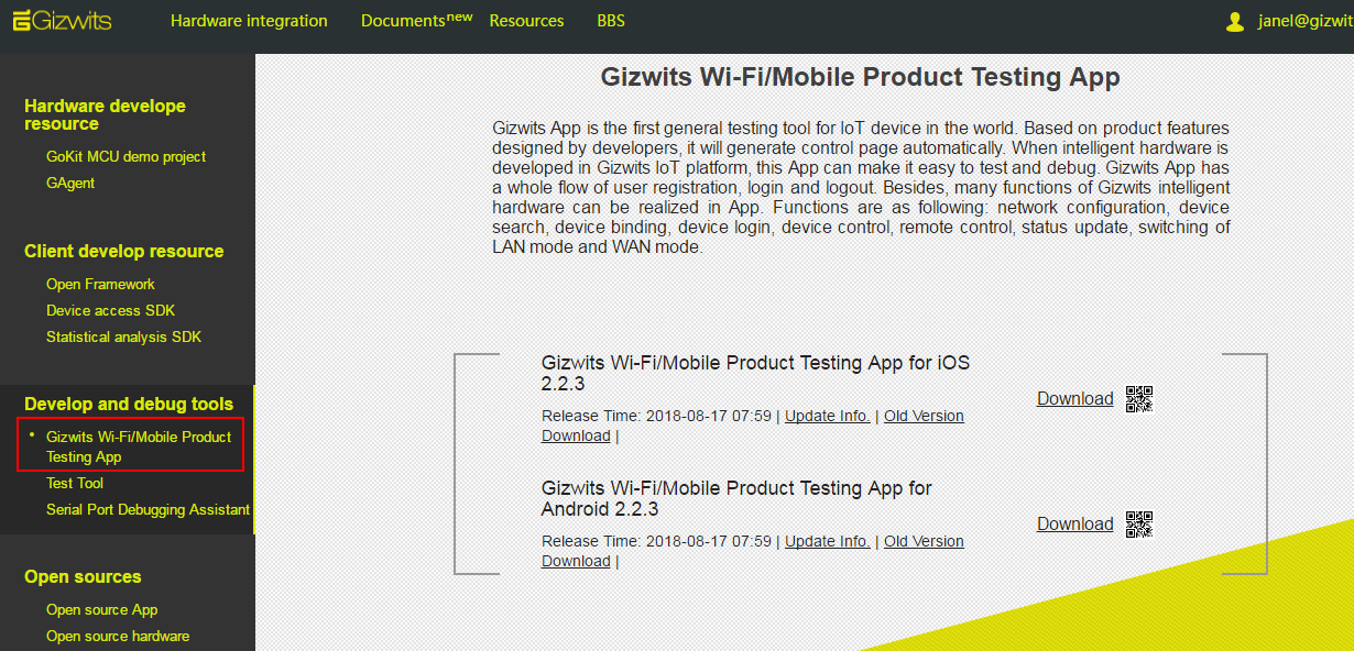 Gizwits Cloud access for standalone MCU scheme