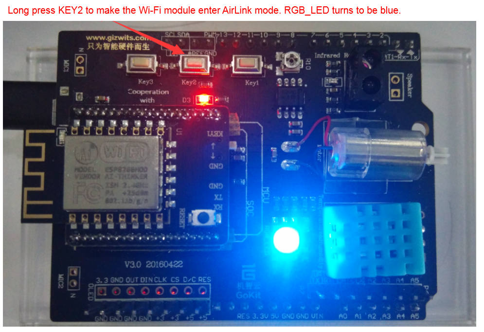 Gizwits Cloud access for standalone MCU scheme