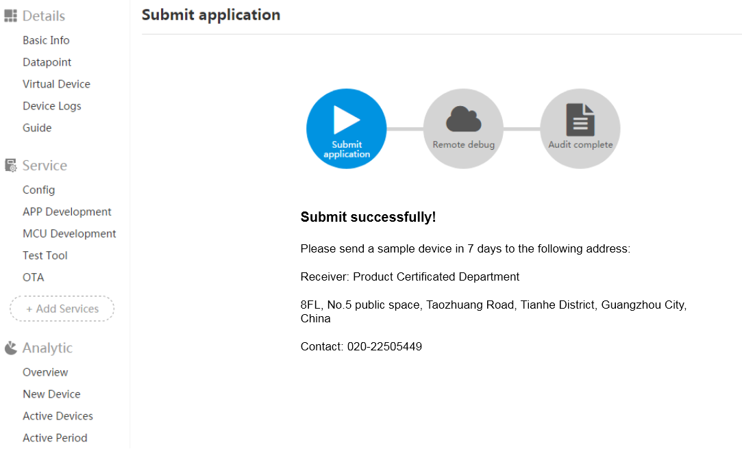 Gizwits Cloud access for standalone MCU scheme